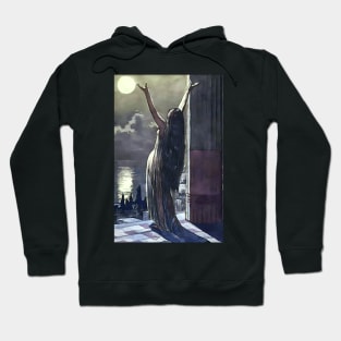 Worshipping the Moon Goddess Hoodie